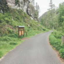 údolím říčky křinice